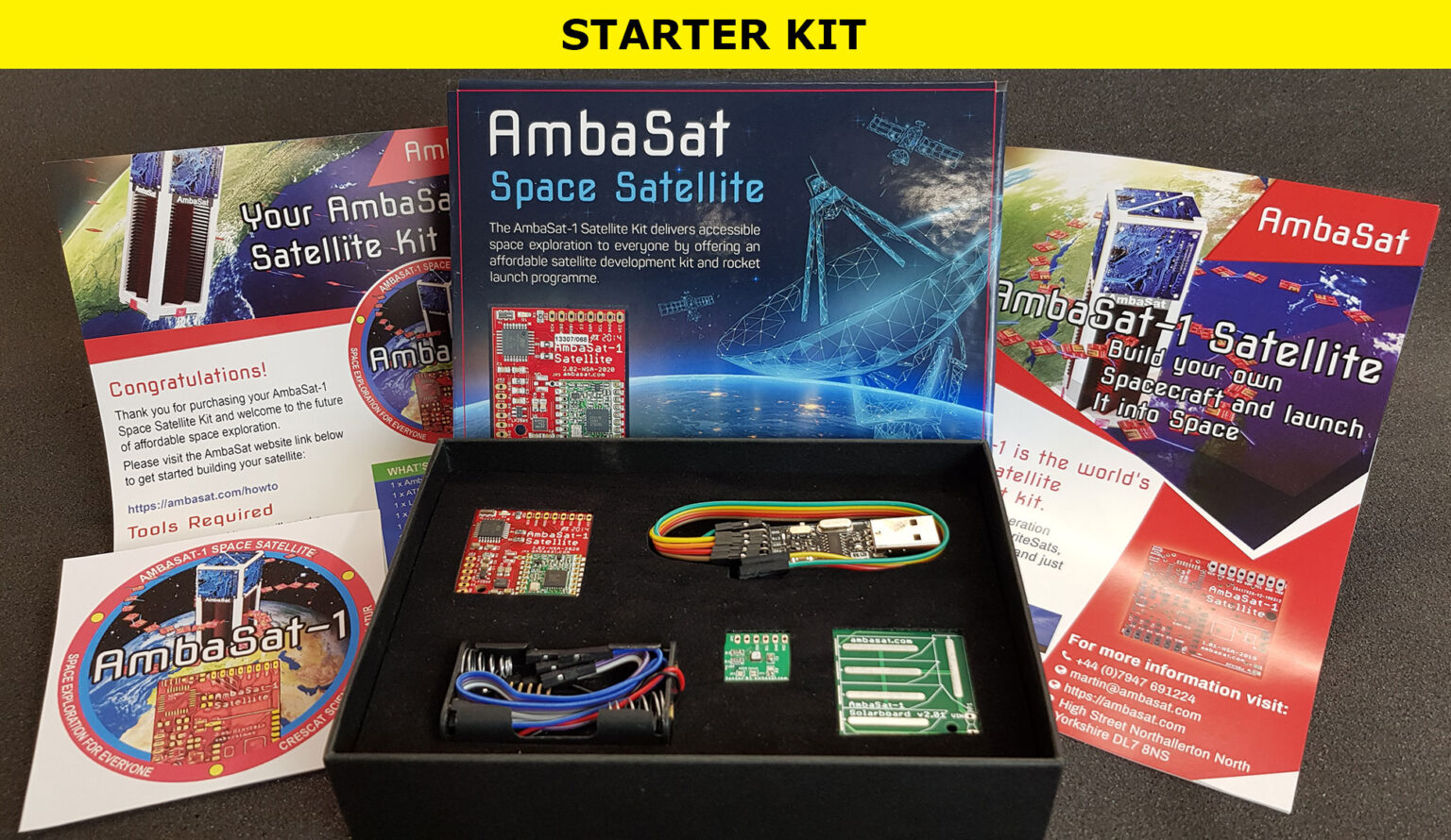 1. AmbaSat-1 Satellite - STARTER KIT - AmbaSat
