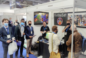 Read more about the article AmbaSat at Space-comm Farnborough, London. July 2021