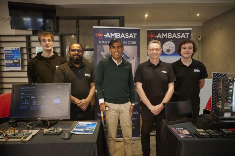 Rishi Sunak Visits AmbaSat in Northallerton